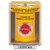 SS2281PS-ES STI Yellow Indoor/Outdoor Surface w/ Horn Turn-to-Reset Stopper Station with FUEL PUMP SHUT DOWN Label Spanish