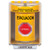 SS2285EV-ES STI Yellow Indoor/Outdoor Surface w/ Horn Momentary (Illuminated) Stopper Station with EVACUATION Label Spanish