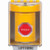 SS2288NT-ES STI Yellow Indoor/Outdoor Surface w/ Horn Pneumatic (Illuminated) Stopper Station with No Text Label Spanish