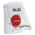 SS2329XT-ES STI White Indoor Only Flush or Surface Turn-to-Reset (Illuminated) Stopper Station with EXIT Label Spanish