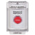 SS2339PO-ES STI White Indoor/Outdoor Flush Turn-to-Reset (Illuminated) Stopper Station with EMERGENCY POWER OFF Label Spanish