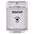 SS2340AB-ES STI White Indoor/Outdoor Flush w/ Horn Key-to-Reset Stopper Station with ABORT Label Spanish