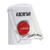 SS23A5AB-ES STI White Indoor Only Flush or Surface w/ Horn Momentary (Illuminated) Stopper Station with ABORT Label Spanish