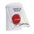 SS23A9LD-ES STI White Indoor Only Flush or Surface w/ Horn Turn-to-Reset (Illuminated) Stopper Station with LOCKDOWN Label Spanish
