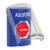 SS2425AB-ES STI Blue Indoor Only Flush or Surface Momentary (Illuminated) Stopper Station with ABORT Label Spanish