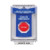 SS2442ES-ES STI Blue Indoor/Outdoor Flush w/ Horn Key-to-Reset (Illuminated) Stopper Station with EMERGENCY STOP Label Spanish