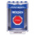 SS2475EM-ES STI Blue Indoor/Outdoor Surface Momentary (Illuminated) Stopper Station with EMERGENCY Label Spanish