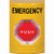 SS2209EM-EN STI Yellow No Cover Turn-to-Reset (Illuminated) Stopper Station with EMERGENCY Label English