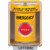 SS2272EM-EN STI Yellow Indoor/Outdoor Surface Key-to-Reset (Illuminated) Stopper Station with EMERGENCY Label English