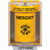 SS2280EM-EN STI Yellow Indoor/Outdoor Surface w/ Horn Key-to-Reset Stopper Station with EMERGENCY Label English
