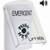 SS23A0EM-EN STI White Indoor Only Flush or Surface w/ Horn Key-to-Reset Stopper Station with EMERGENCY Label English