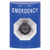 SS2403EM-EN STI Blue No Cover Key-to-Activate Stopper Station with EMERGENCY Label English