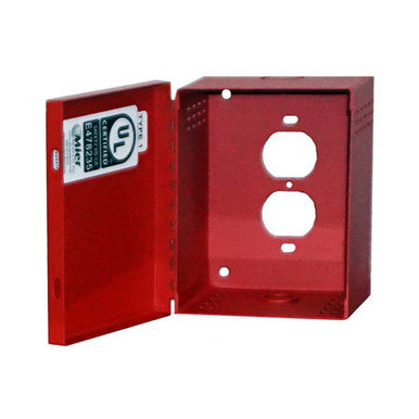 Bw 375rul Mier Ul Listed Nema Type 1 Indoor 4 625 W X 5 75 H X 3 75 D Transformer Cover Red