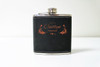 Engraved 6 oz Wedding Flask FD042