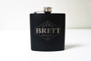 Engraved 6 oz Wedding Flask FD044