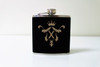 Engraved 6 oz Wedding Flask FD047