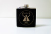 Engraved 6 oz Wedding Flask FD050