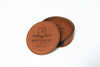 Coaster Leather Round CD034