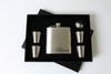 Engraved 6 oz Wedding Flask Set FD056