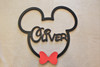 Mickey or Minnie Mouse Frame with Name