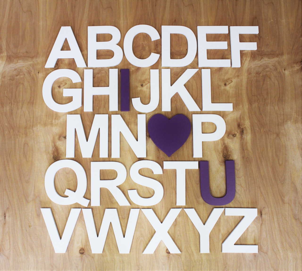 Wooden Alphabet Letters Set Monogramcrafty 5649