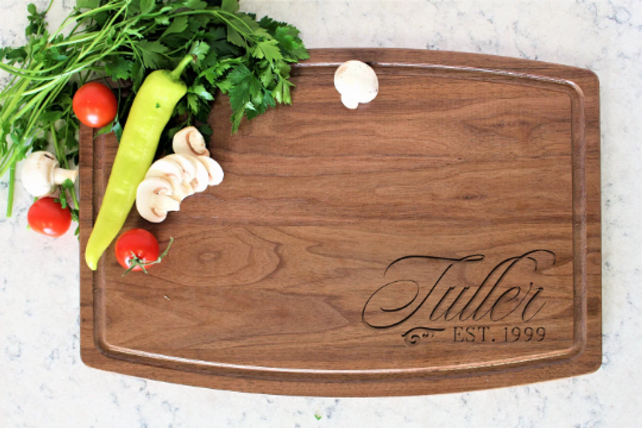  Personalized Wooden Cutting Board Handmade in USA