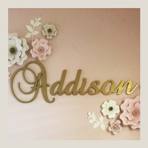 Custom Wooden Name Sign - Nursery Decor - Wall hanging ...