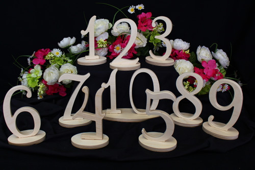 Wedding Table Number Sets