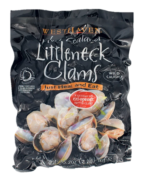 Westhaven NZ Littleneck Clams Whole Cooked Littleneck clams