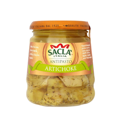 Sacla Organic Artichokes In Sunflower Seed Oil