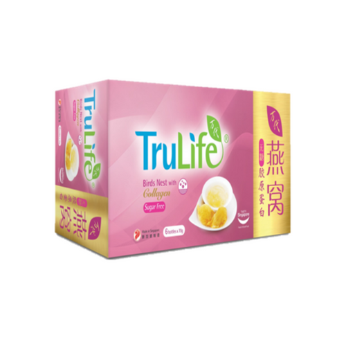 TruLife Premium Bird's Nest with Collagen Sugar Free 6 x 70g