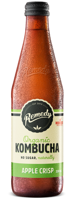 Remedy Drinks Organic Kombucha Apple Crisp 330ml