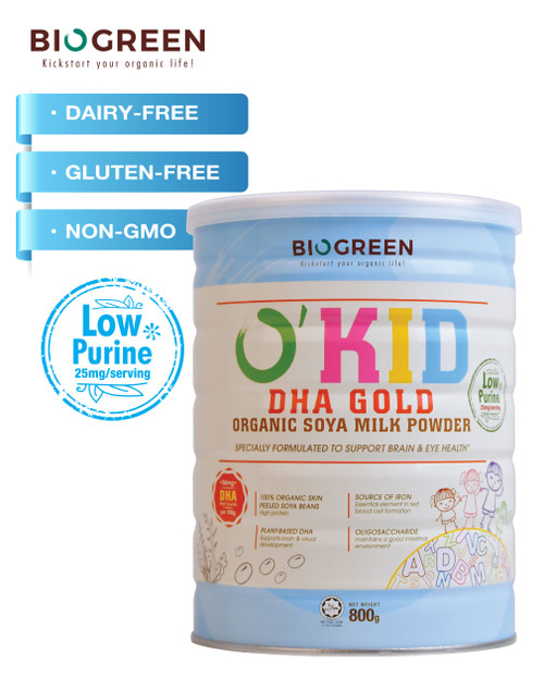 Biogreen Orgranic - O’Kid DHA Gold Organic Soymilk 800g