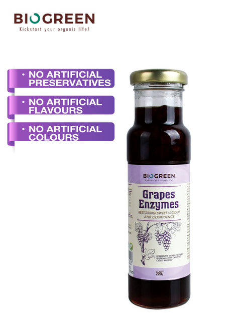 Biogreen Organic - Grape Enzymes 220g