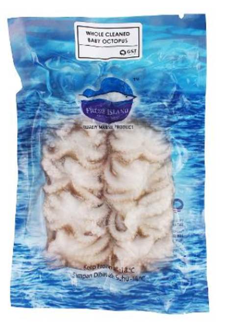Fresh Island - Baby Octopus Whole Cleaned 290G