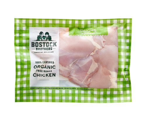 Organic Free-Range Chicken Thighs Skinless/Skinon 330G