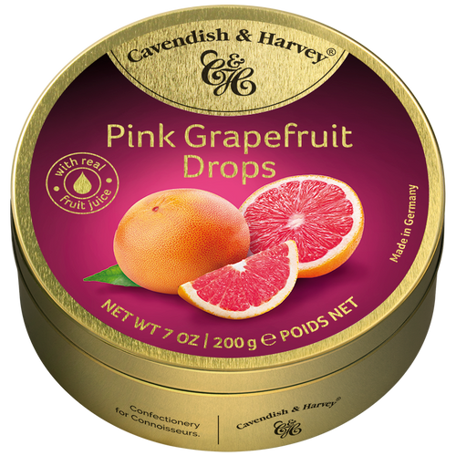 C&H Pink Grapefruit Drops 9 x 200g