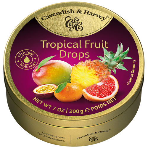 C&H Tropical Fruit Drops 9 x 200g