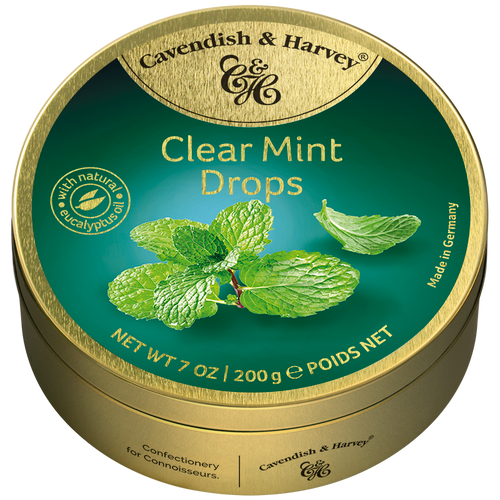 C&H Clear Mint Drops 9 x 200g