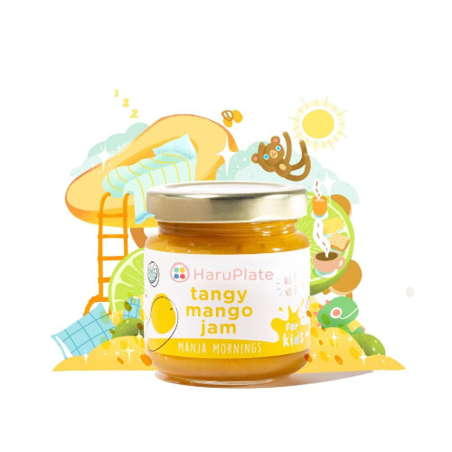 MANJA MORNINGS - Tangy Mango Jam #ALLFRUITNOSUGAR (100% Whole Fruit, No refined sugar and preservatives)