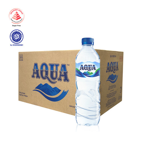 Aqua Mountain Spring Water, 24 x 600ml