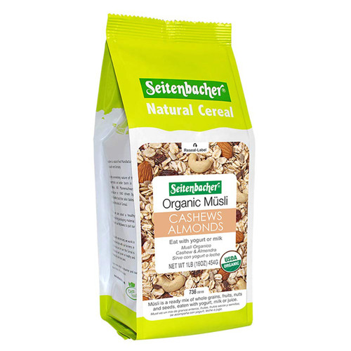 Seitenbacher Organic Muesli Cashews Almonds