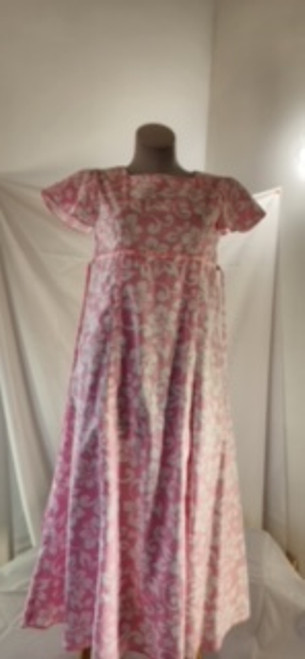Girls pink flowery dress