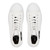 High Top Sneakers — Classic White Canvas Star Patch High-Top Shoes