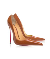 Manx 125 Brown Patent · Charlotte Luxury Shoes · Luxury High Heel Pointy · Di Marni - Vicenzo Rossi · Custom made · Made to measure · Black Luxury Pointy High Heel Shoes · Stiletto Shoes