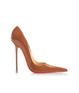 Manx 125 Brown Patent · Charlotte Luxury Shoes · Luxury High Heel Pointy · Di Marni - Vicenzo Rossi · Custom made · Made to measure · Black Luxury Pointy High Heel Shoes · Stiletto Shoes