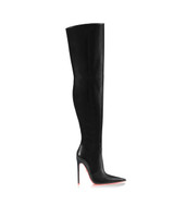 Kraz  Black · Charlotte Luxury High Heels Boots · Ada de Angela Shoes · High Heels Boots · Luxury Boots · Over Knee High Boots · Stiletto · Leather Boots