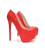 Kalinda Red Patent · Charlotte Luxury Shoes · Luxury High Heel Platform Shoes · Yarose Shulzhenko · Custom Made · Made to measure · Luxury High Heel Shoes · Shoes