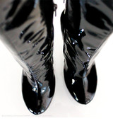 Cataleya Black Patent · Charlotte Luxury Boots · Luxury High Heel Knee High Boots · Yarose Shulzhenko · Custom Made · Made to measure · Luxury High Heel Tall Boots · Boots