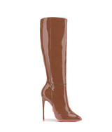 Hydor Brown Patent · High Heels Boots · Charlotte Luxury · Ada de Angela Boots · Luxury High Heels Boots · Luxury Boots · Knee High Boots · Stiletto · Leather Boots